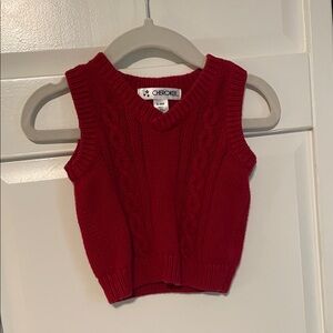 Cherokee Red Knit Sweater Vest